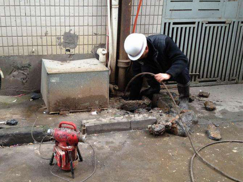 洞口疏通下水道-洗菜池疏通